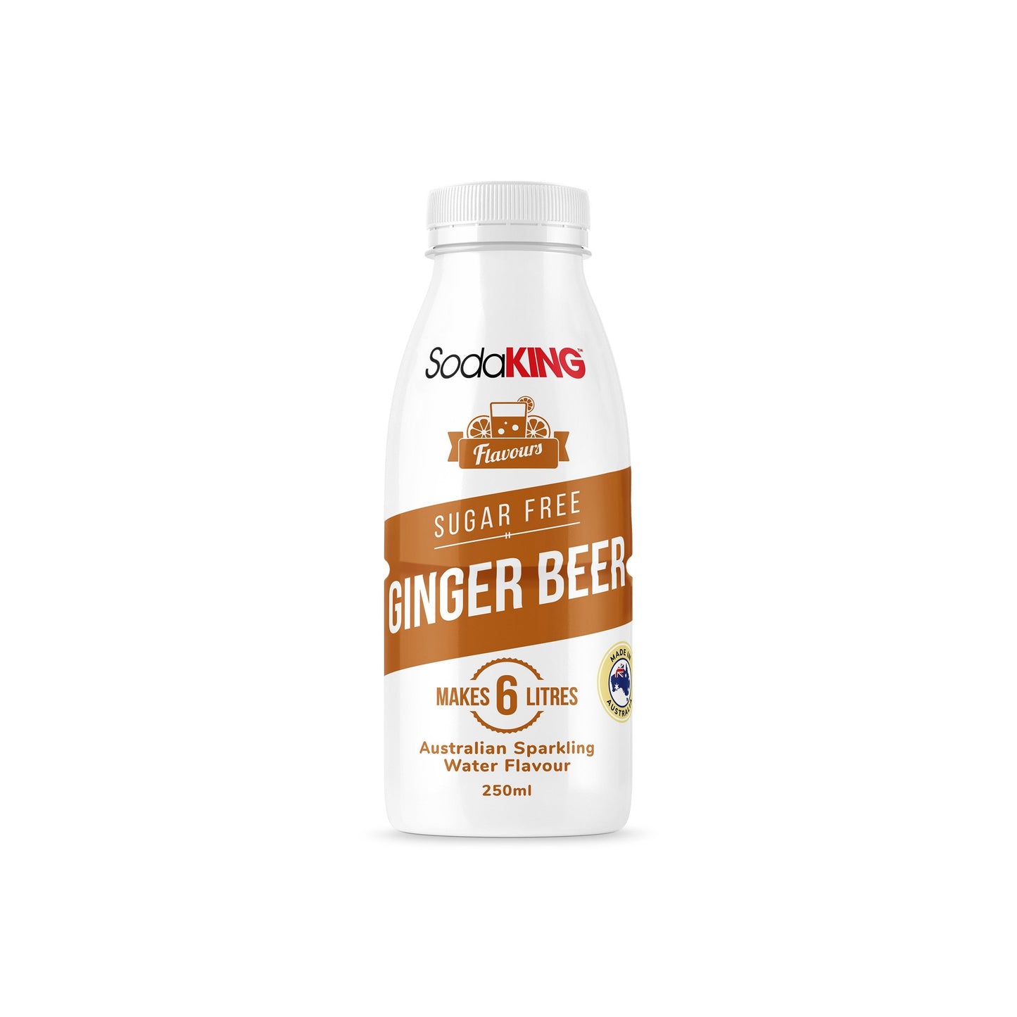 Ginger Beer Flavour - Sugar Free - SodaKING Australia