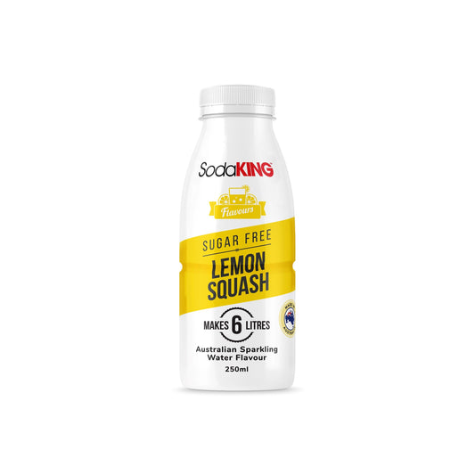 Lemon Squash Flavour - Sugar Free - SodaKING Australia