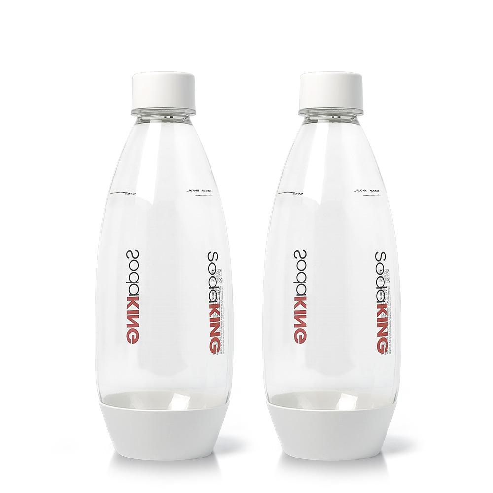 Moderna 1 Litre Twin Pack - White - SodaKING Australia