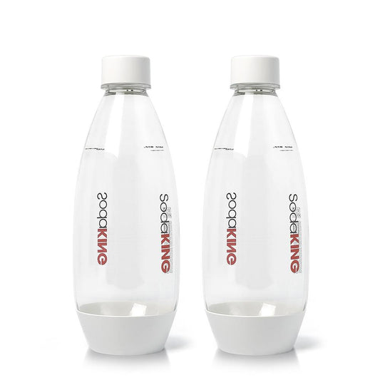 Moderna 1 Litre Twin Pack - White - SodaKING Australia
