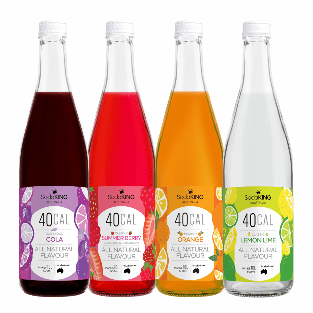 Natural Flavours Range - SodaKING Australia