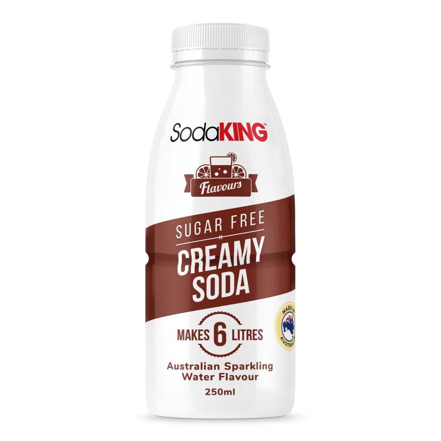 Creamy Soda Flavour - Sugar Free (250ml) - SodaKING Australia