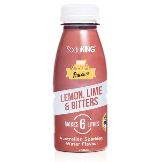 Lemon Lime and Bitters Flavour (250ml) - SodaKING Australia