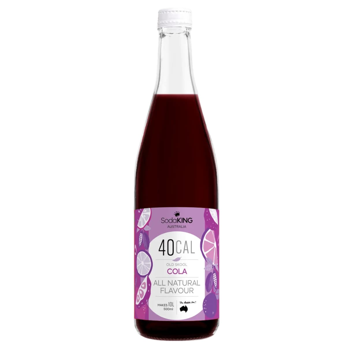 Natural Flavour Range - Cola (500ml) - SodaKING Australia