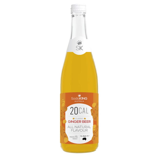 Natural Flavour Range - Ginger Beer (500ml) - SodaKING Australia