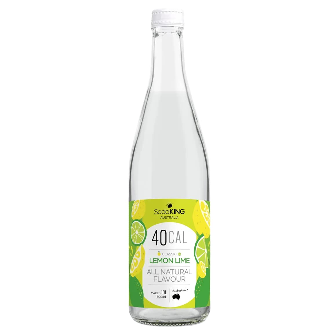 Natural Flavour Range - Lemon - Lime (500ml) - SodaKING Australia