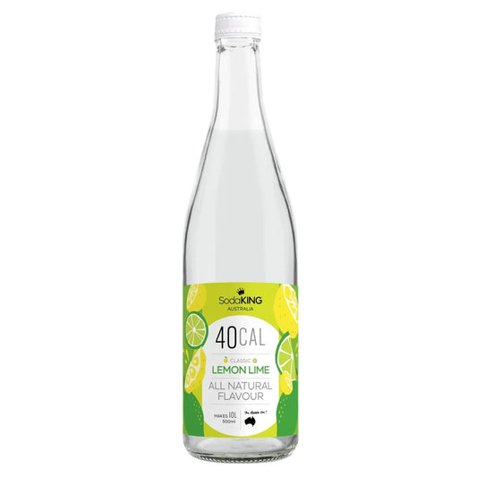 Natural Flavour Range - Lemon - Lime (500ml) - SodaKING Australia