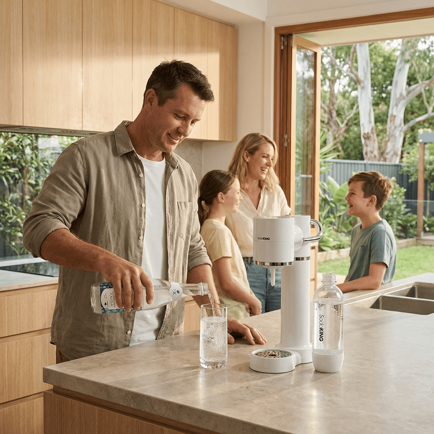 Natural Flavour Range - Lemon - Lime 500ml - SodaKING Australia