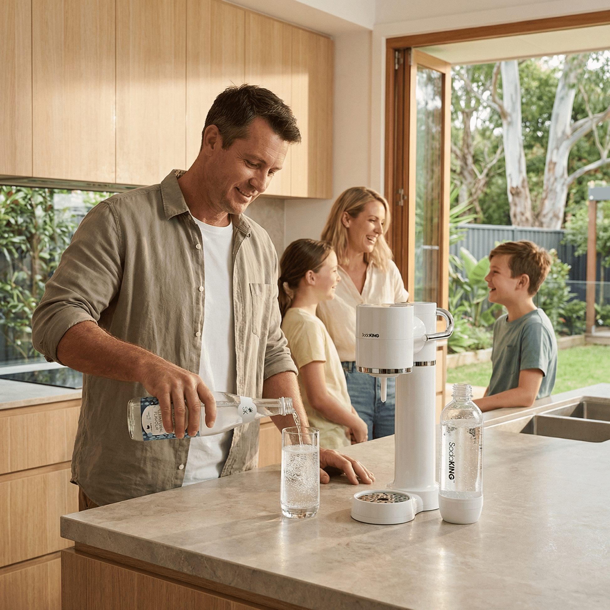 Natural Flavour Range - Lemon - Lime 500ml - SodaKING Australia