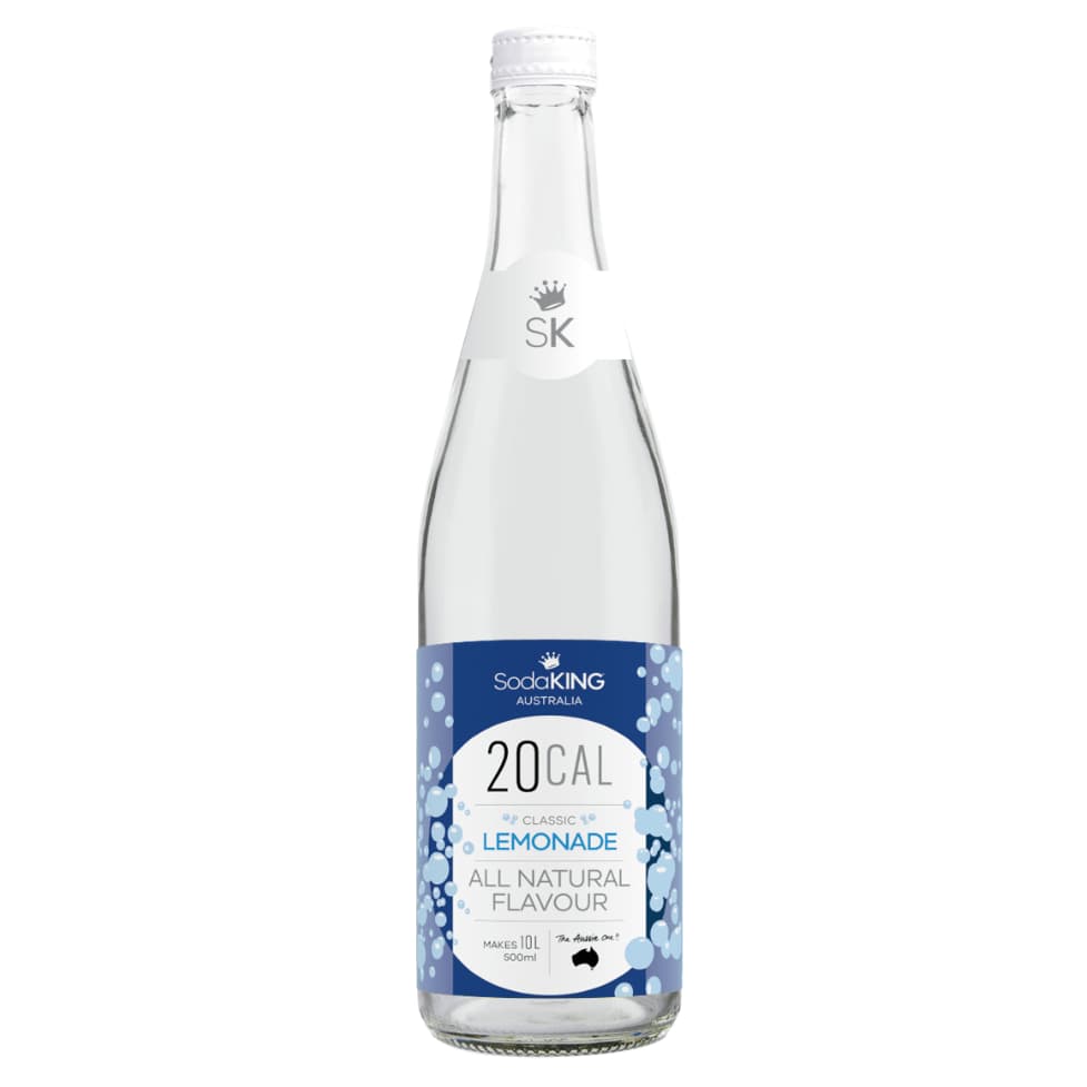 Natural Flavour Range - Lemonade (500ml) - SodaKING Australia