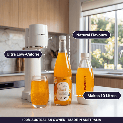 Natural Flavour Range - Orange (500ml) - SodaKING Australia
