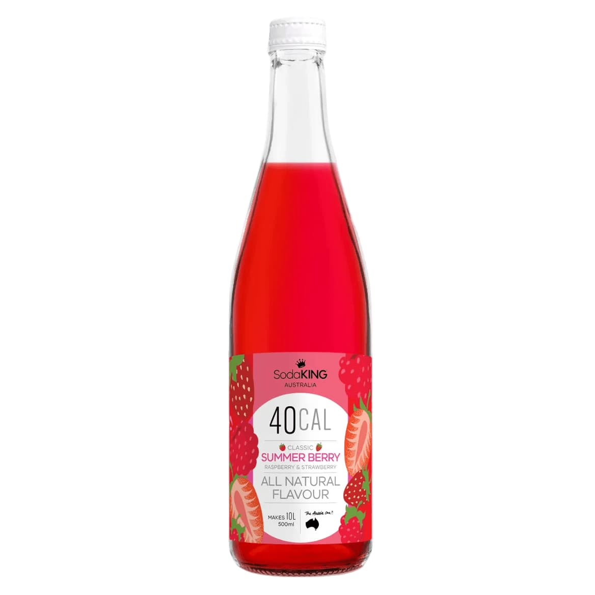 Natural Flavour Range - Summer Berry (500ml) - SodaKING Australia