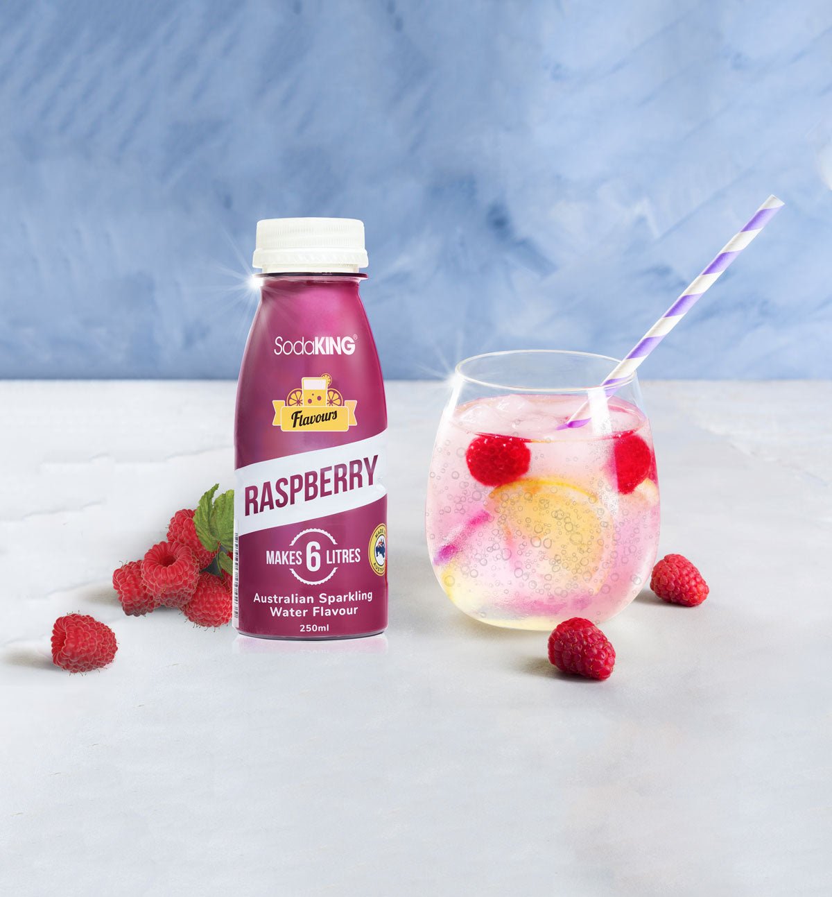 Raspberry Flavour - SodaKING Australia