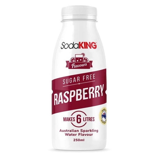 Raspberry Flavour - Sugar Free (250ml) - SodaKING Australia